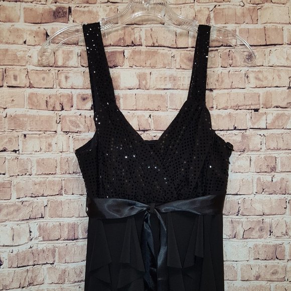 connected apparel Dress Cocktail Little Black Size 6 NWT - Picture 6 of 12